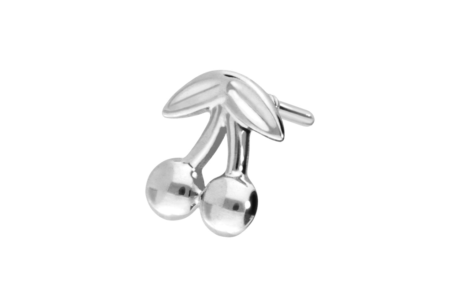 14 Karat Gold Schraubaufsatz mit Außengewinde KIRSCHEN von Piercingline